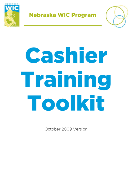 7991272-cashier-training-toolkit-nebraska-health-and-human-services-dhhs-ne