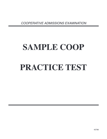 8007794-fillable-coop-exam-practice-tests-form