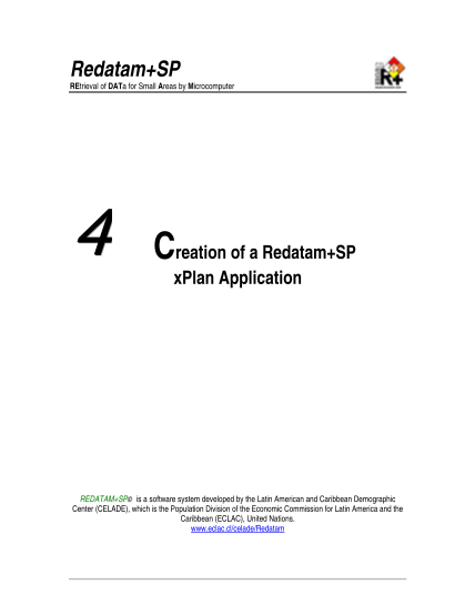 80258914-creation-of-a-redatam-sp-xplan-application-cepal-cepal