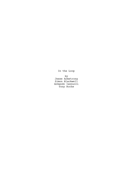 80368446-intheloopfinalmasterscriptfdr-title-page-indieground-film-raindance
