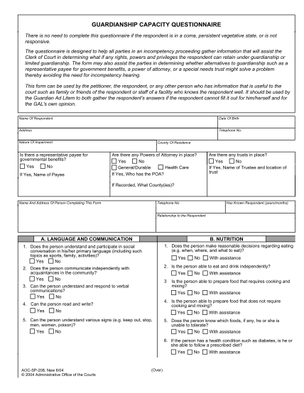 123 Guardianship Form page 3 - Free to Edit, Download & Print | CocoDoc