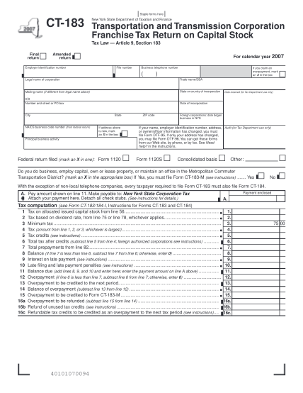 8084207-tax-computation-see-form-ct-183184-i-instructions-for-forms-ct-183-and-ct-184-tax-ny