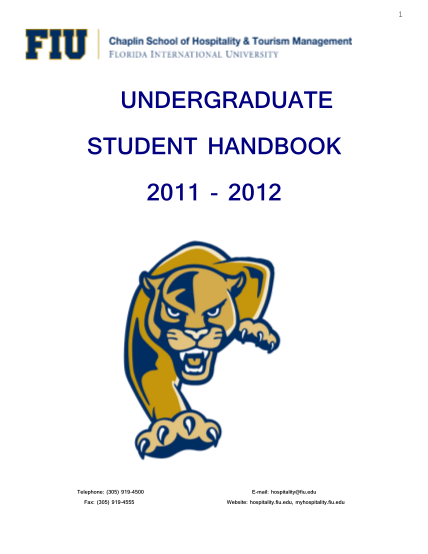 8088129-undergraduate-student-handbook-2011-myhospitality-florida