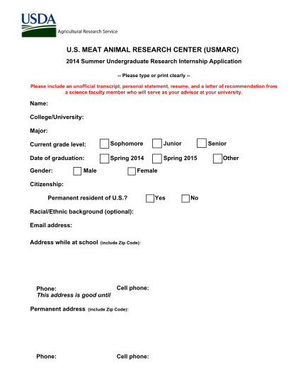 80888400-application-form-agricultural-research-service-ars-usda