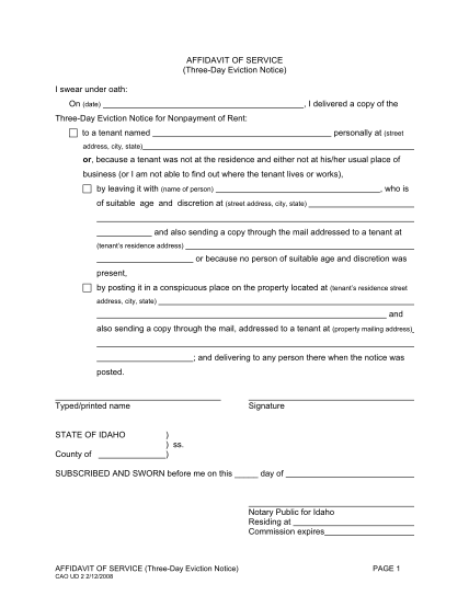118 printable eviction notice form free to edit download print cocodoc