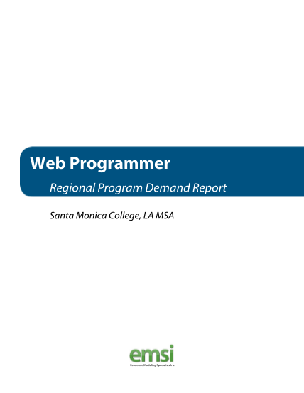 8134171-web-programmer-regional-program-demand-report-santa-monica-smc