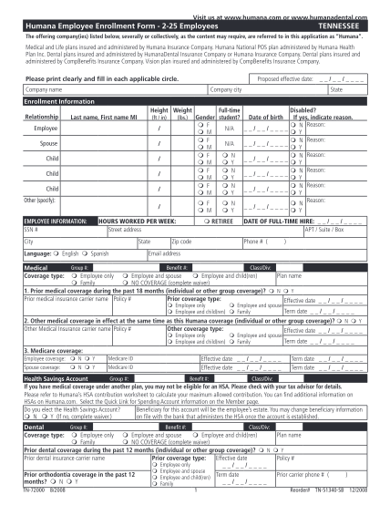 81371519-com-humana-employee-enrollment-form-2-25-employees-tennessee-the-offering-companyies-listed-below-severally-or-collectively-as-the-content-may-require-are-referred-to-in-this-application-as-humana
