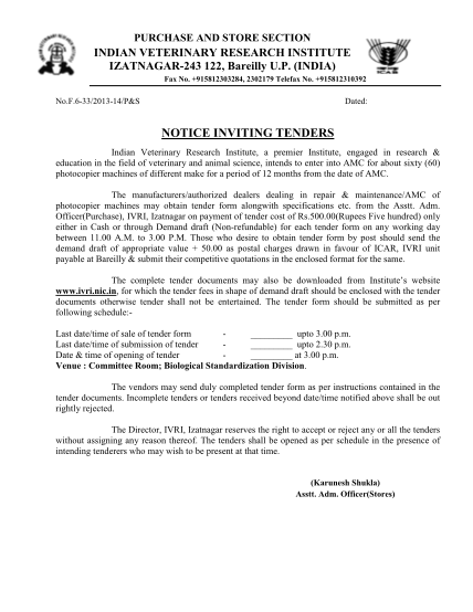 81422079-notice-inviting-tenders-indian-veterinary-research-institute