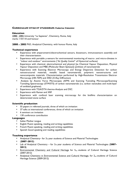 23 curriculum vitae online page 2 - Free to Edit, Download & Print ...