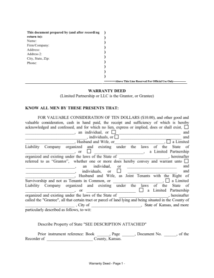 23 how to fill out a warranty deed - Free to Edit, Download & Print ...