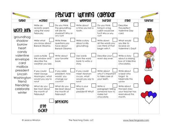 81757208-february-writing-calendar-the-teaching-oasis-llc