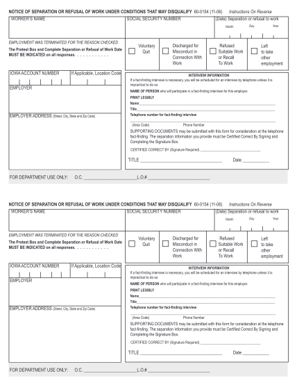 15 How To Get A Separation Notice From A Job - Free To Edit, Download 