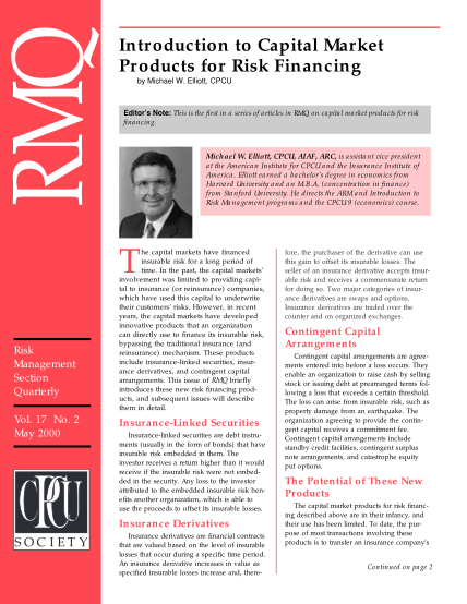 82585006-risk-management-newsletter-may-2000-cpcu-society-cpcusociety