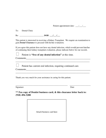 27 Dental Medical Clearance Form - Free to Edit, Download & Print | CocoDoc