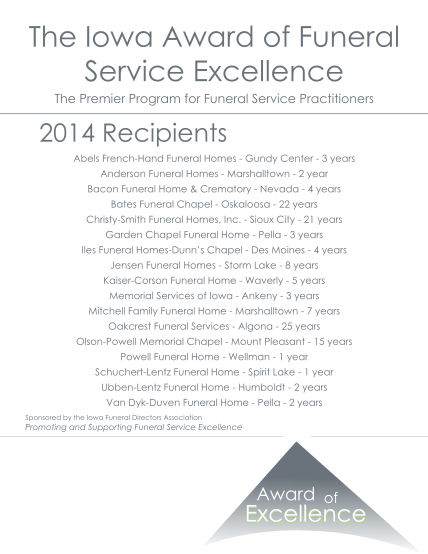 82723713-the-iowa-award-of-funeral-service-excellence-the-premier-program-for-funeral-service-practitioners-2014-recipients-abels-frenchhand-funeral-homes-gundy-center-3-years-anderson-funeral-homes-marshalltown-2-year-bacon-funeral-home-ampam