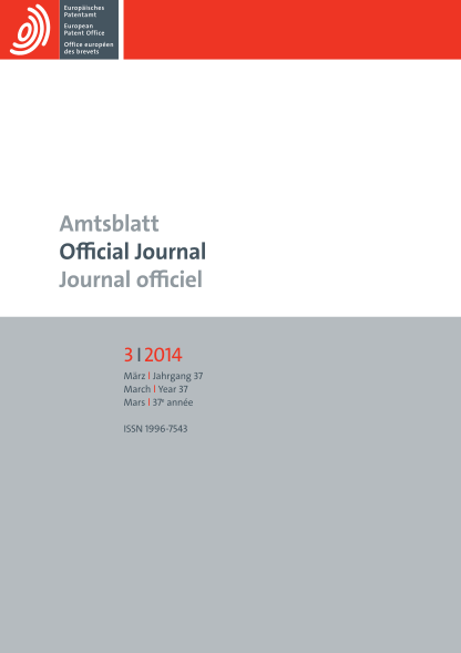 82940260-official-journal-epo-3-2014-march-l-year-37-epo