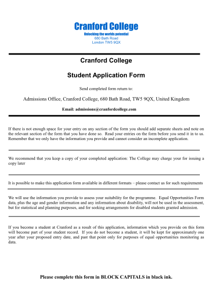 8300574-cranford-college-student-application-form
