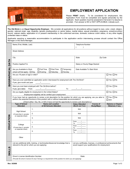 8305719-fillable-old-brick-employment-application-form