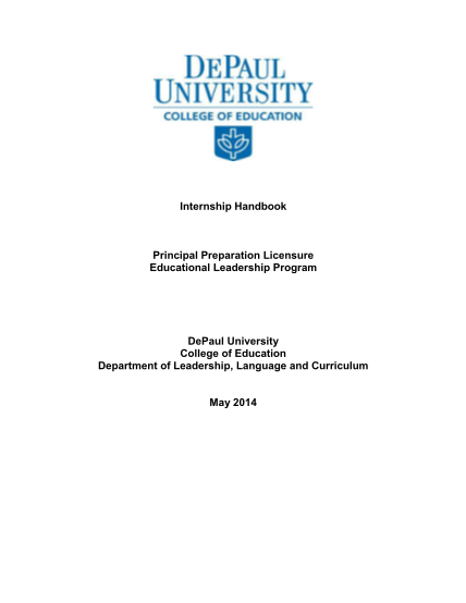 83124443-internship-handbook-principal-preparation-licensure-educational-education-depaul