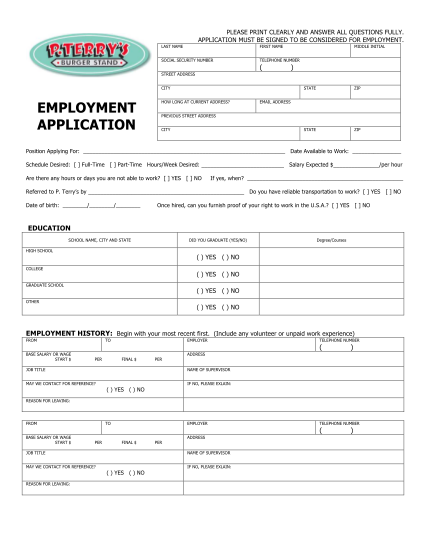 83184280-fillable-p-terrys-employment-form