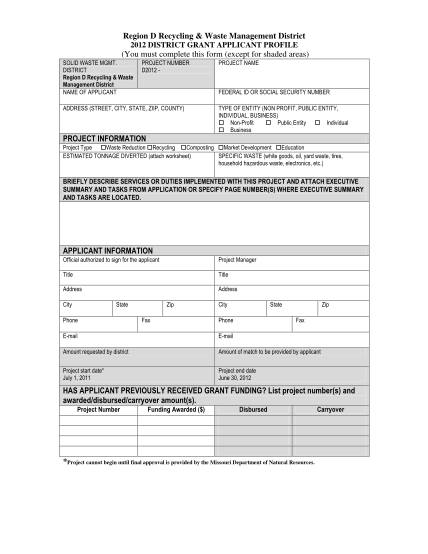 8325475-application-applicant-profile-2012-region-d-recycling-amp-waste