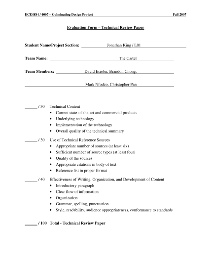 8332791-evaluation-form-technical-review-paper-student-nameproject-ece-gatech