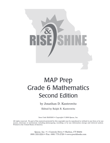 83936988  MAP Prep Grade 6 Mathematics Queue Workbooks  X 01 