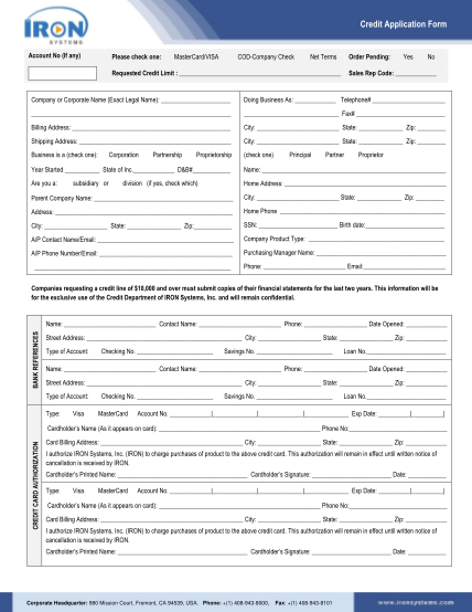 8413294-credit-application-form-iron-systems-inc