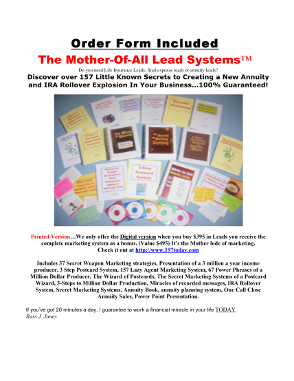 84139902-order-form-included-the-mother-of-all-lead-systems