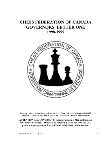 Chess Federation of Canada