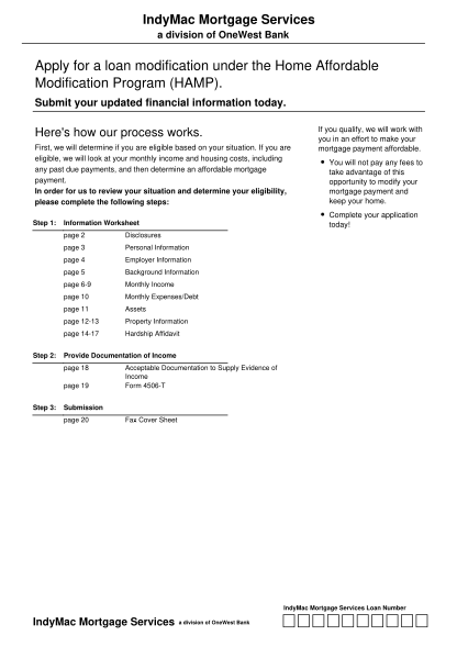 8425769-fillable-indymac-loan-modification-fillable-application-pdf-form
