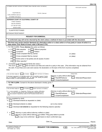 8439487-request-for-dismissal-online-legal-forms-by-accesslaw-wwwaccesslawcom