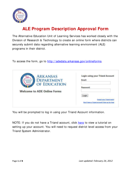 8441503-ale-program-description-approval-form-ade-sharepoint-arkansas-adesharepoint2-arkansas