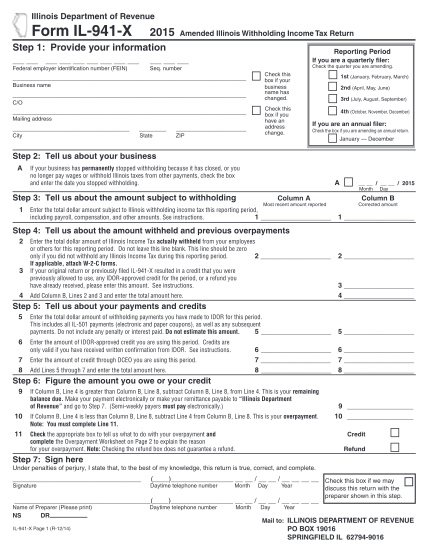 84632627-form-il-941-x-2015-amended-illinois-withholding-income-tax-return-tax-illinois