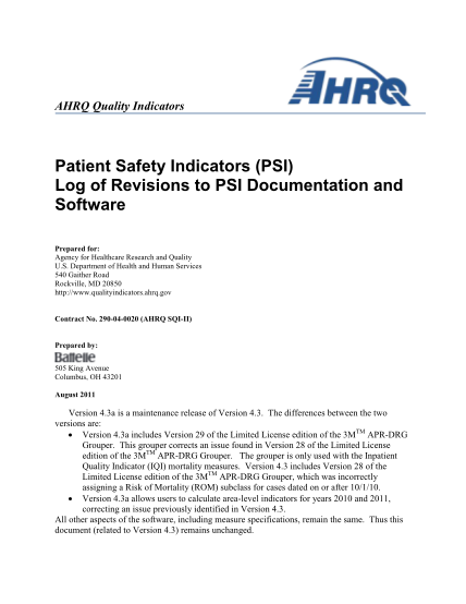 8467027-psi-log-of-revisions-to-psi-documentation-and-software-quality-qualityindicators-ahrq