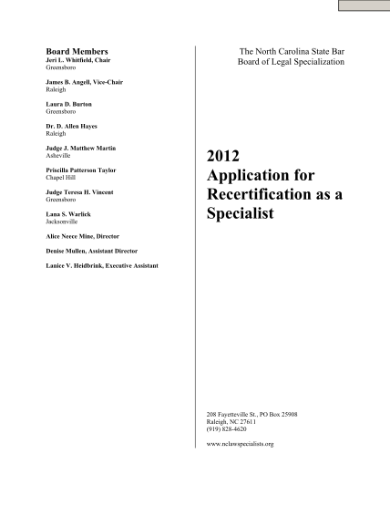 8483112-2012-application-for-recertification-as-a-specialist-north-carolina
