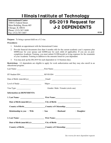 8486704-ds-2019-request-for-j-2-dependents-illinois-institute-of-iit