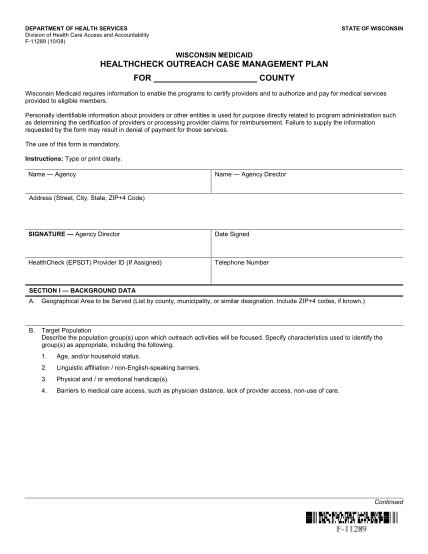 8491244-healthcheck-outreach-case-management-plan-for-county-wisconsin-dhs-wisconsin