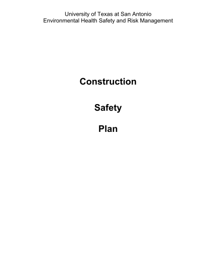 71 construction safety plan pdf page 2 - Free to Edit, Download & Print ...