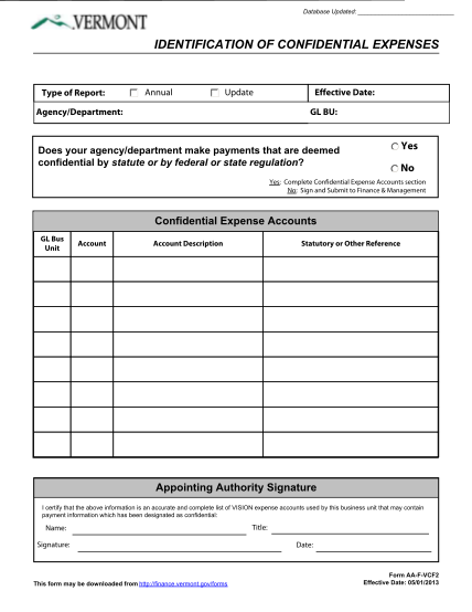 85365746-identification-of-confidential-expenses-form-finance-vermont
