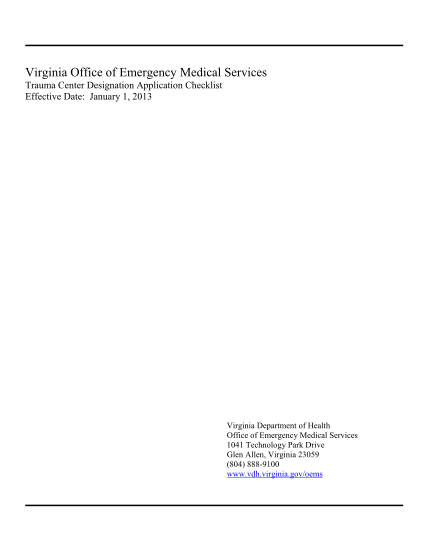 85517376-trauma-designation-application-checklist-trauma-designation-application-checklist-vdh-virginia