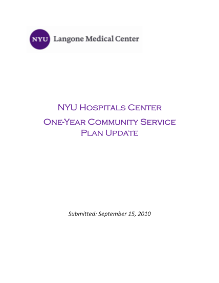 8558246-nyu-hospitals-center-one-year-community-service-plan-update-med-nyu