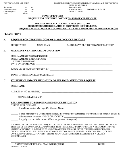 8562505-fillable-town-of-enfield-ct-marriage-certificate-form-enfield-ct