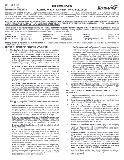 85645990-10a100-i-6-11-commonwealth-of-kentucky-department-of-revenue-instructions-kentucky-tax-registration-application-this-application-is-used-to-apply-for-an-employer-s-withholding-tax-account-sales-and-use-tax-accountpermittransient-room