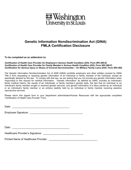 8565351-fillable-fmla-certification-of-health-care-provider-for-employees-serious-health-condition-wh-380e-with-gina-addendum-form-hr-wustl