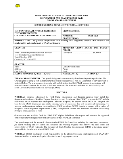 8605301-sample-grant-agreement-for-private-agencies-winthrop