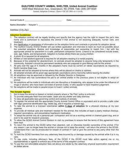 861363-fillable-guilford-county-animal-shelter-adoption-contract-form