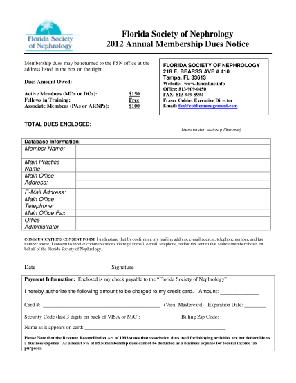 8625533-florida-society-of-nephrology-2012-annual-membership-dues-notice