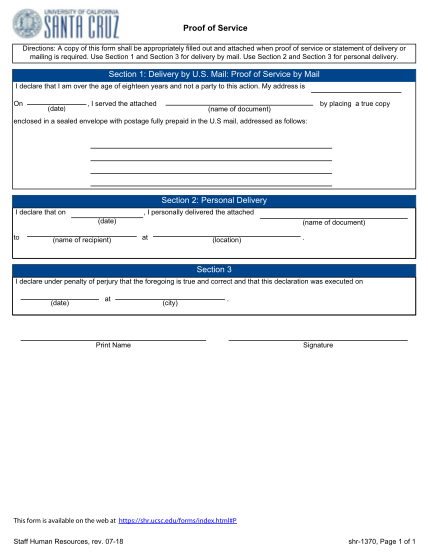 8632010-fillable-printable-proof-of-service-form-shr-ucsc