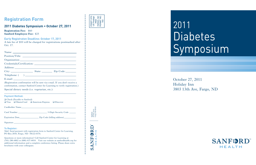 8632874-diabetes-conference-brochure-2011indd-sanford-research-sanfordresearch